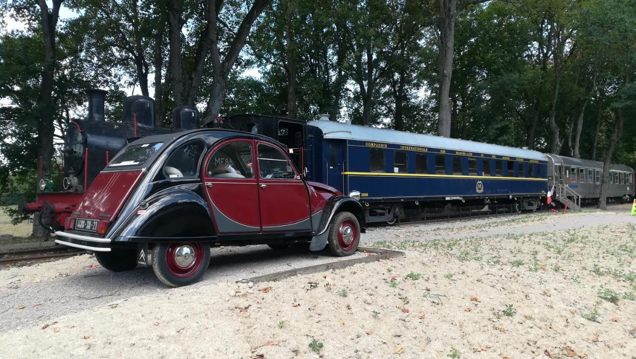 Le Train Des Reves Dracy-Saint-Loup Exterior foto